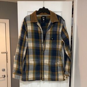 Vans Men's Multi-Color Plaid Shirt Jacket